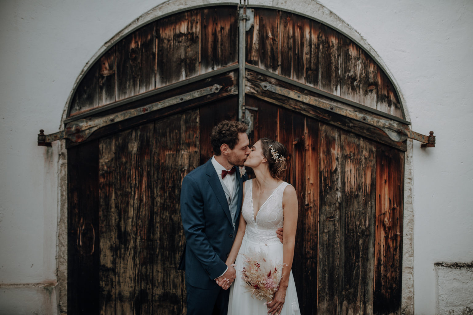 Brautpaar beim Fotoshooting